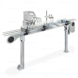 Filling machine for vials and bottles