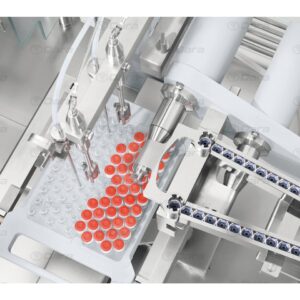 Filling and closing machines for vials in nest and RayDyLyo® caps