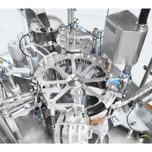 Filling, closing, and labeling machines for microtubes